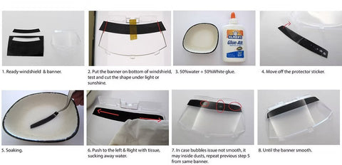 ZoomOn ZT070 1/24 フロントガラスバナー