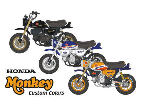 ブルースタッフ BS 12-018 1/12 ホンダ 125 モンキー カスタムカラー - 1/12デカール タミヤ14134