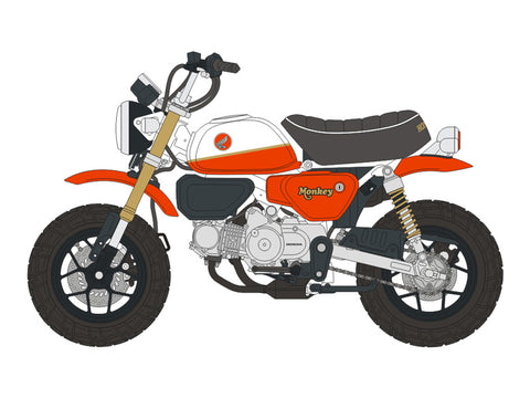 ブルースタッフ BS 12-018 1/12 ホンダ 125 モンキー カスタムカラー - 1/12デカール タミヤ14134