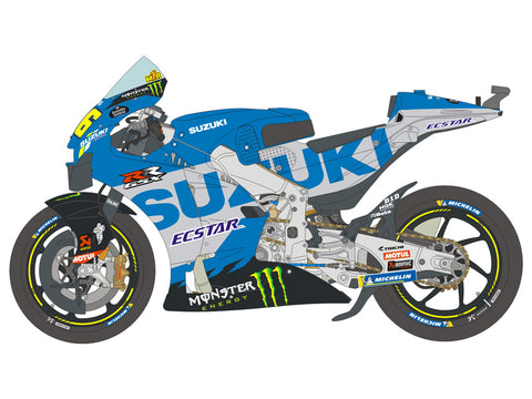 ブルースタッフ BS 12-032 1/12 スズキ GSX-RR 2021 - 1/12デカール タミヤ14139
