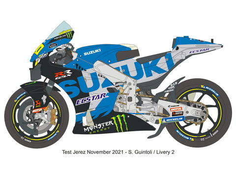 ブルースタッフ BS 12-032 1/12 スズキ GSX-RR 2021 - 1/12デカール タミヤ14139