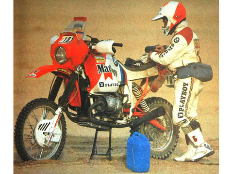 ブルースタッフ BS 12-047 1/12 BMW R80 G/S パリ・ダカール・ラリー 1985 / パイロット - 1/12デカール タミヤ14056
