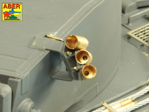 アベール 16026 1/16 ドイツ スモークディスチャージャー(タイガーI,パンサーD型,プーマ,ルクス,III号突撃砲G型他)