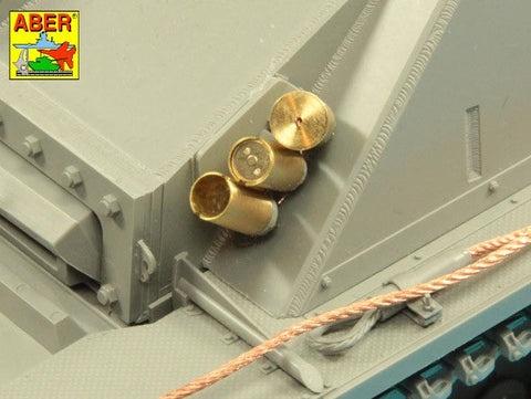 アベール 16026 1/16 ドイツ スモークディスチャージャー(タイガーI,パンサーD型,プーマ,ルクス,III号突撃砲G型他)