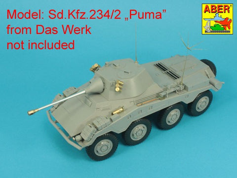 アベール 16026 1/16 ドイツ スモークディスチャージャー(タイガーI,パンサーD型,プーマ,ルクス,III号突撃砲G型他)