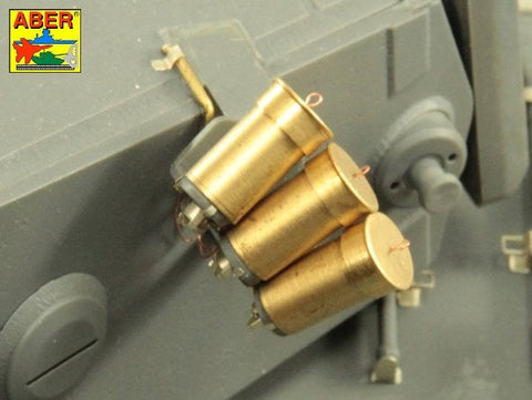 アベール 16026 1/16 ドイツ スモークディスチャージャー(タイガーI,パンサーD型,プーマ,ルクス,III号突撃砲G型他)