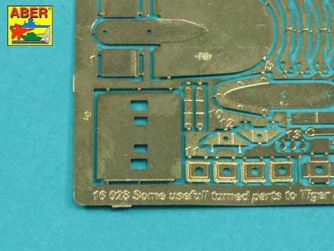 アベール 16028 1/16 ドイツタイガーI 初期型用 チューンパーツ備品等（汎用）