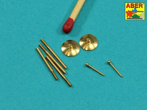 アベール 16028 1/16 ドイツタイガーI 初期型用 チューンパーツ備品等（汎用）