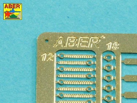 アベール 16029 1/16 ドイツ タイガーI・キングタイガー用 ワイヤーロープ用クランプ,ブラケット