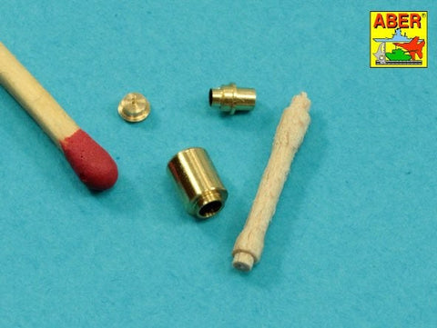 アベール 16058B 1/16 ドイツ M24型柄付手榴弾 15個. 金属＆木製パーツ（汎用）
