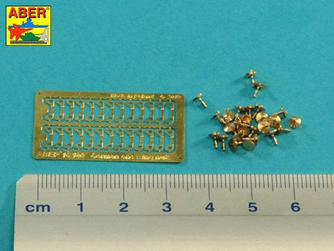 アベール 16108 1/16 ドイツ車両用 片蝶ネジ 26個