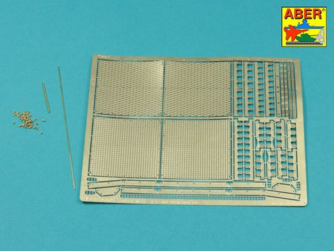 アベール 16141 1/16 ドイツ タイガーI型第501重戦車大隊チェニジア型 フロントフェンダー
