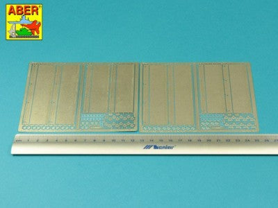 アベール 16143 1/16 ドイツ タイガーI E型 第501重戦車大隊チェニジア-サイドフェンダー（タミヤ，タコム用）