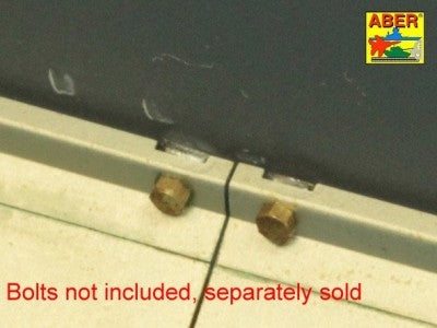 アベール 16143 1/16 ドイツ タイガーI E型 第501重戦車大隊チェニジア-サイドフェンダー（タミヤ，タコム用）