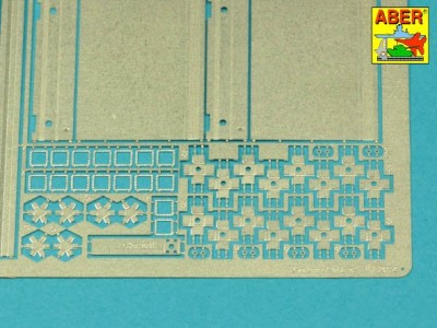 アベール 16143 1/16 ドイツ タイガーI E型 第501重戦車大隊チェニジア-サイドフェンダー（タミヤ，タコム用）