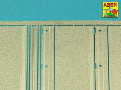 アベール 16143 1/16 ドイツ タイガーI E型 第501重戦車大隊チェニジア-サイドフェンダー（タミヤ，タコム用）