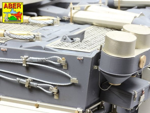 アベール 16145 1/16 ドイツ タイガーI E型 第501重戦車大隊チェニジア- エアフィルターカバー（タミヤ，タコム用）