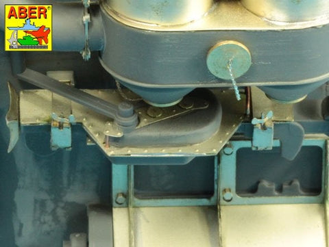 アベール 16145 1/16 ドイツ タイガーI E型 第501重戦車大隊チェニジア- エアフィルターカバー（タミヤ，タコム用）