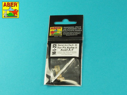 アベール 16L23 1/16 ドイツ 2cm KWK 30 砲身 for II号戦車 A-F型用 ( gecko用 )