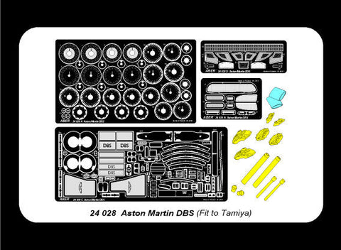 アベール 24028 1/24 アストンマーティンDBSディテールアップパーツ(タミヤ用)
