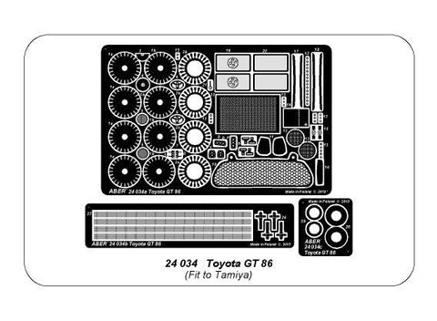 アベール 24034 1/24 トヨタGT86用ディテールセット(タミヤ用)