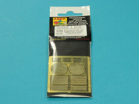 アベール 35G36 1/35 ドイツ ヤークトパンサーG1/G2用エンジングリル(タコム用)