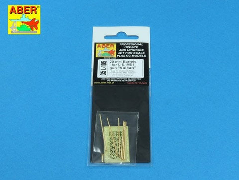 アベール 35L105 1/35 アメリカ 20mmM61バルカン多銃身機関砲身