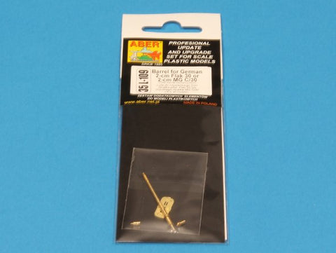 アベール 35L109 1/35 ドイツ 2cmFlak30対空砲用砲身