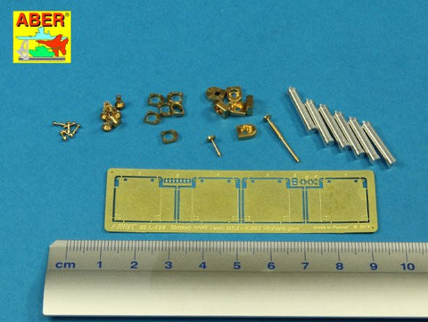 アベール 35L196 1/35 イギリス Mk.Iフィメール菱形戦車用 機銃セット(タコム用))