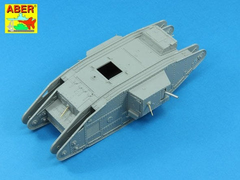 アベール 35L197 1/35 イギリス Mk.V菱形重戦車用 砲身・機銃セット