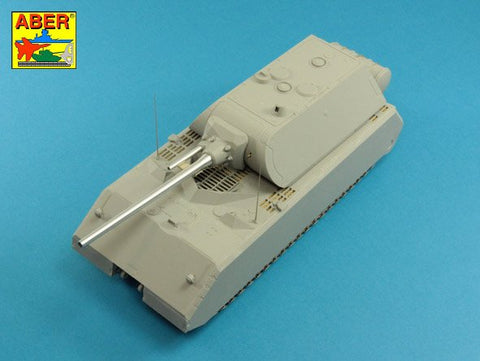 アベール 35L225 1/35 ドイツ マウス超重戦車用 砲身 主砲・副砲・アンテナセット（タコム用)