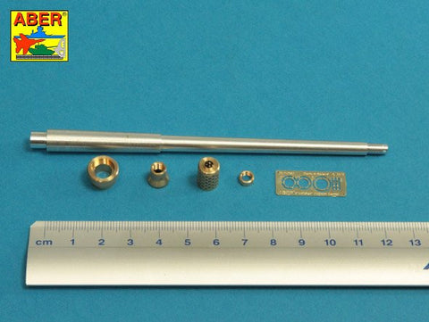 アベール 35L232 1/35 ドイツ 超重戦車VII号レーヴェ用 10.5cmKwk L/70砲身 多孔制退器（アミュージングホビー用)