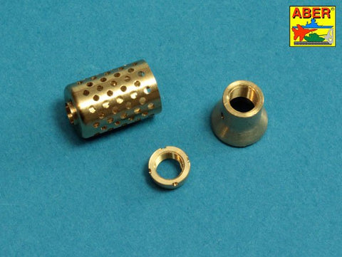 アベール 35L232 1/35 ドイツ 超重戦車VII号レーヴェ用 10.5cmKwk L/70砲身 多孔制退器（アミュージングホビー用)