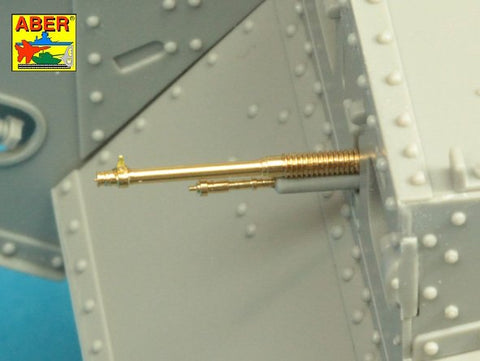 アベール 35L235 1/35 イギリス WWI Mk.Iメール菱形戦車用 6ポンド砲・機銃(タコム用)