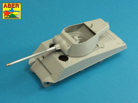 アベール 35L240 1/35 アメリカ M36B1駆逐戦車用 90 mm M3 砲身 スレッドプロテクター付き(アカデミー/イタレリ用)