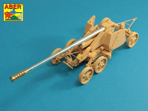 アベール 35L244 1/35 ドイツ ラインメタル 12,8cm K44 L/55対戦車砲砲身(グレートウオールホビー/トランぺッター用)