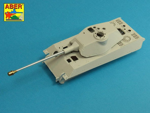 アベール 35L247 1/35 ドイツ キングタイガー ポルシェ初期砲塔型用 8.8cmKwk43 ワンピース砲身（ホビーボス用)