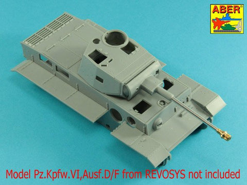 アベール 35L253 1/35 ドイツ VI号戦車 C/B型(VK.36.01)用 7.5cmダブルバッファー付き砲身（レボシス用)