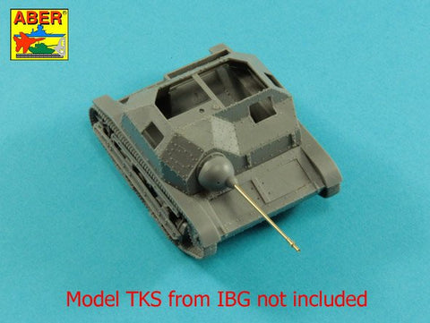 アベール 35L258 1/35 ポーランド TKS戦車用 20mm wz.38 FKA戦車砲身プロトタイプマズルブレーキ TKS戦車用（IBG/RPM用)