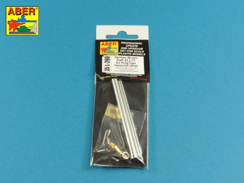 アベール 35L260 1/35 ドイツ キングタイガー ヘンシェル砲塔用 8.8cmKwk43砲身（ホビーボス用)
