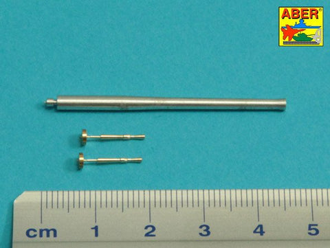 アベール 35L306 1/35 イギリス 巡航戦車Mk.I(A9)Mk.II(A10)用 2ポンド砲身・ベサ機銃身2本(ゲッコーモデル用)