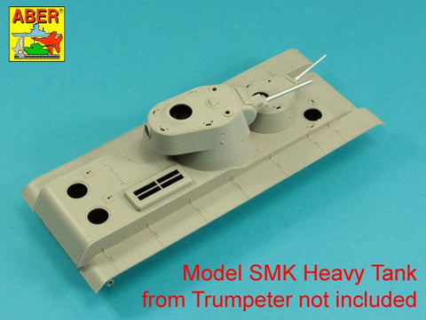 アベール 35L318 1/35 ソビエト SMK重戦車用砲身セット 1x76,2mm L-11, 1x45mm M1932（トランペッター用）