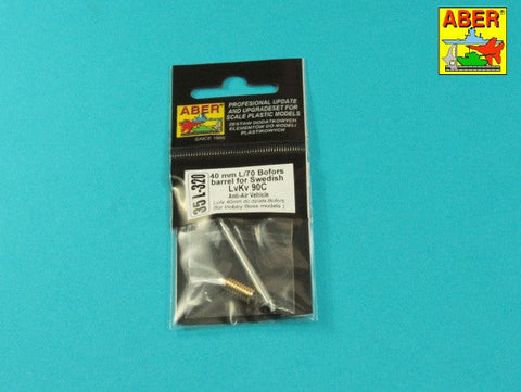 アベール 35L320 1/35 スウェーデン LvKv 90C対空自走砲用ボフォース40mm L/70砲身 （ホビーボス用）