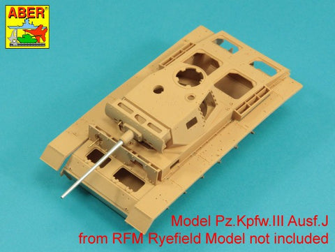 アベール 35L321 1/35 ドイツ  III号戦車J・L・M型用 5cmKwk39 L/60砲身（ライフィールド用)