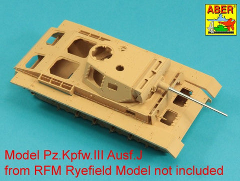 アベール 35L321 1/35 ドイツ  III号戦車J・L・M型用 5cmKwk39 L/60砲身（ライフィールド用)