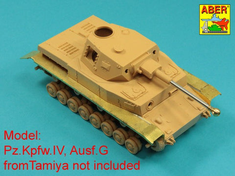アベール 35L322 1/35 ドイツ IV号戦車G型初期用 7.5cmKwk40L/43砲身 シングルバッファー マズルブレーキ （タミヤ)