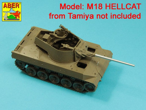 アベール 35L325 1/35  M18ヘルキャット駆逐戦車用 76mmM1A1戦車砲身(ドラゴン用）