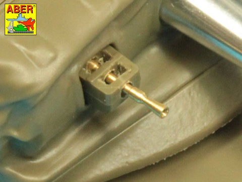 アベール 35L332 1/35 イギリス A34コメット巡航戦車用オードナンス QF 17ポンド砲 Mk. II 砲身  マズルブレーキ付（タミヤ用）