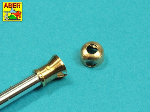 アベール 35L332 1/35 イギリス A34コメット巡航戦車用オードナンス QF 17ポンド砲 Mk. II 砲身  マズルブレーキ付（タミヤ用）