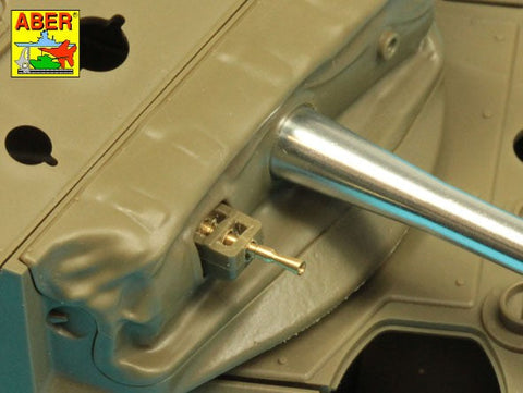 アベール 35L332 1/35 イギリス A34コメット巡航戦車用オードナンス QF 17ポンド砲 Mk. II 砲身  マズルブレーキ付（タミヤ用）